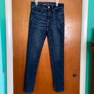 American eagle jeans size 4 regular. Dark blue color.